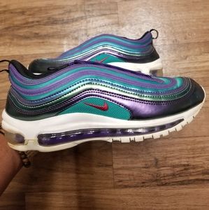 Nike Air Max 97 GS SE Green/Purple/Pink Iridescent [AV3181-500]